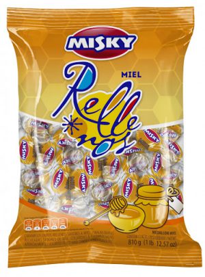 Caramelos Misky Rellenos Miel X 675G