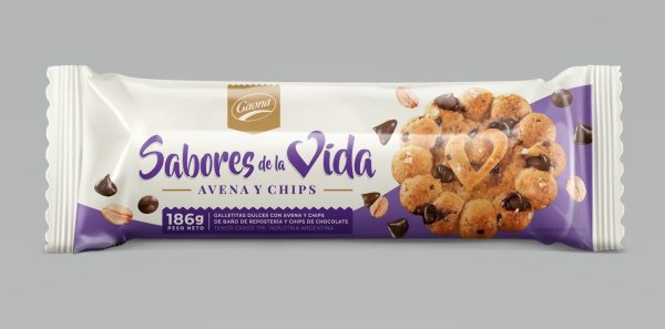 SABORES DE LA VIDA AVENA Y CHIPS X 186GR
