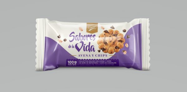 SABORES DE LA VIDA AVENA Y CHIPS POCKET X 100GR