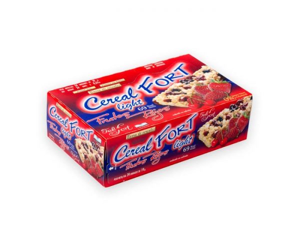 Barra de Cereal Cerealfort Frutos Rojos x 24un (456gr)