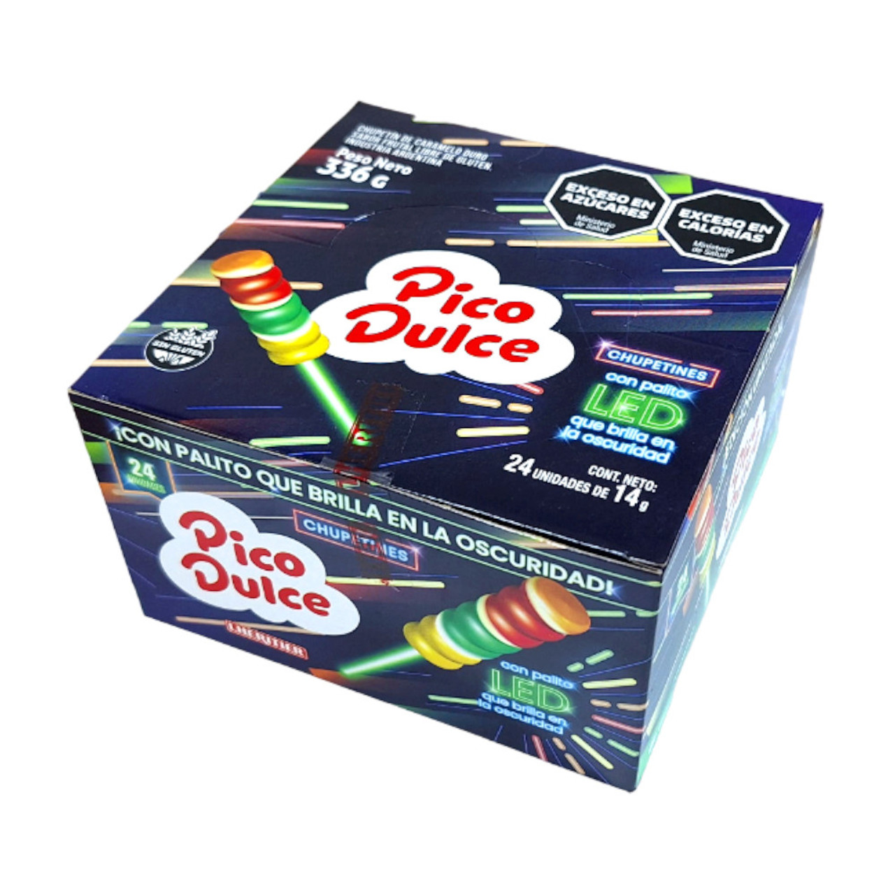 Chupetin Pico Dulce Led X 24Un